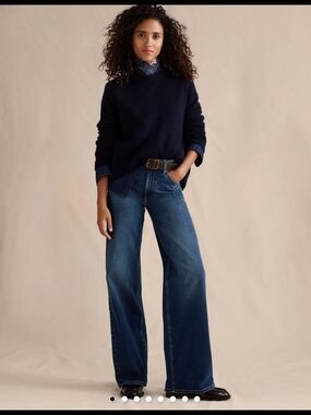 Banana Republic the Icon Classic Wide-Leg Jean
